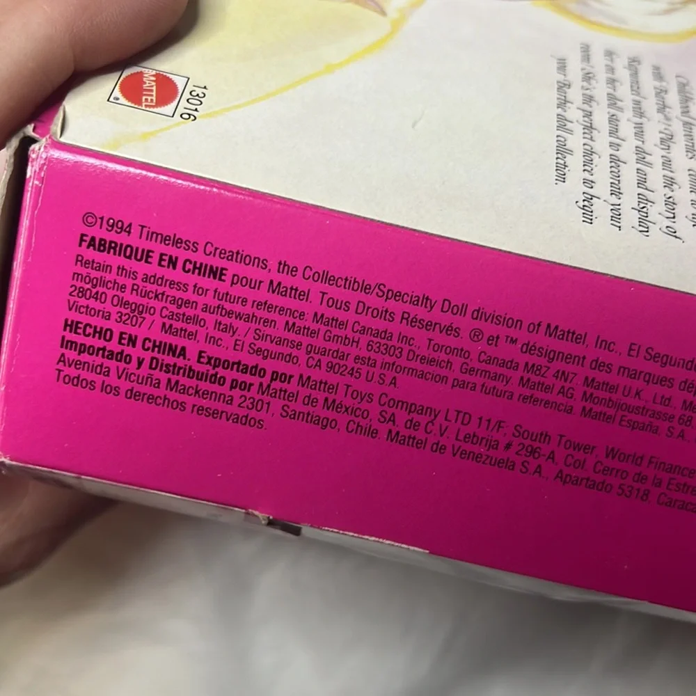 Barbie as Rapunzel 1994 Doll Mattel Children's Collector 1st Edition